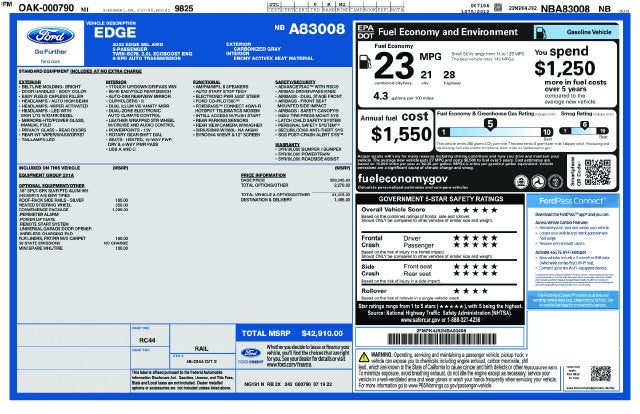 2022 Ford Edge SEL