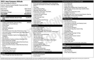 2023 Jeep Compass Latitude