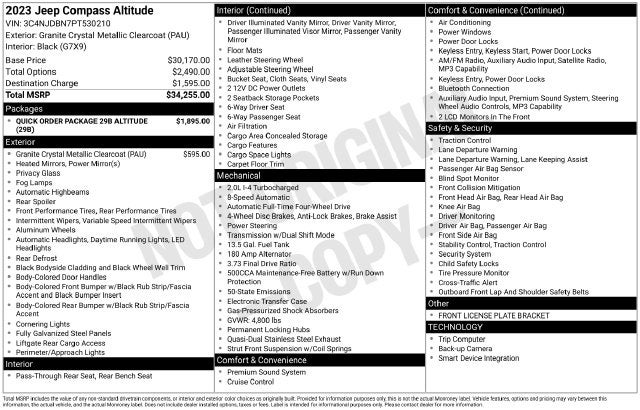 2023 Jeep Compass Latitude