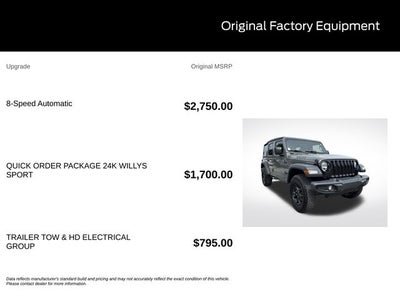 2020 Jeep Wrangler Unlimited Sport