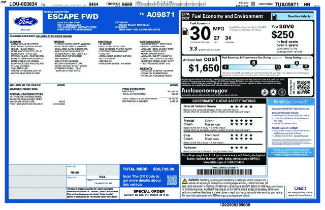 2026 Ford Escape ST-Line