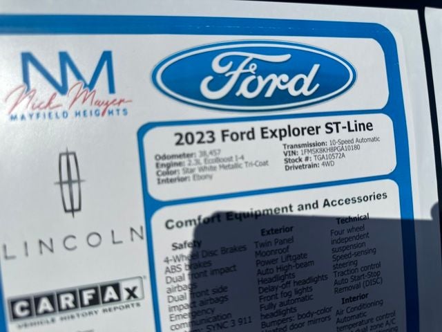 2023 Ford Explorer ST-Line
