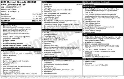 2024 Chevrolet Silverado 1500 RST