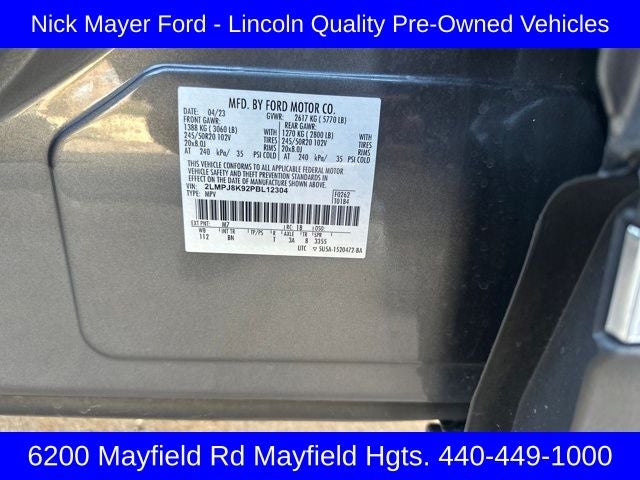 2023 Lincoln Nautilus Reserve