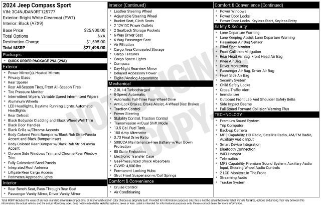2024 Jeep Compass Sport
