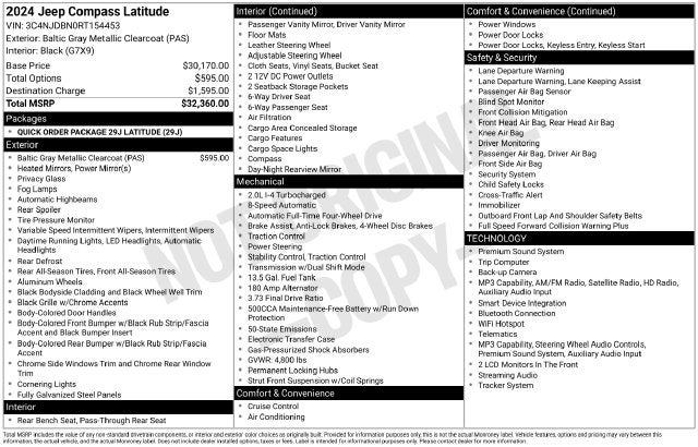 2024 Jeep Compass Latitude