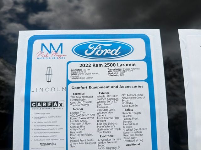 2022 RAM 2500 Laramie