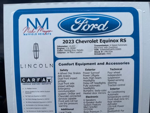 2023 Chevrolet Equinox RS