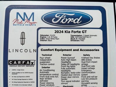 2024 Kia Forte GT