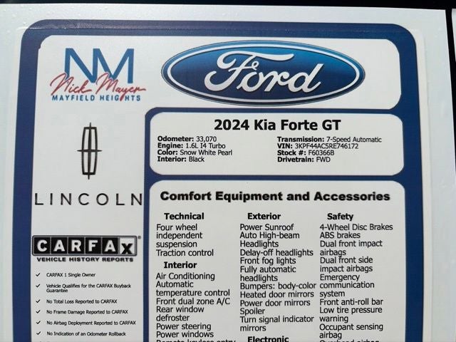 2024 Kia Forte GT