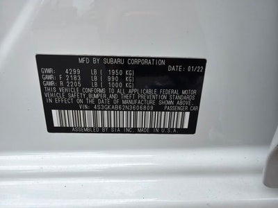 2022 Subaru Impreza Base