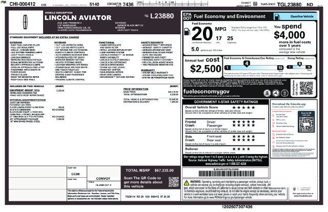 2026 Lincoln Aviator Premiere Premium
