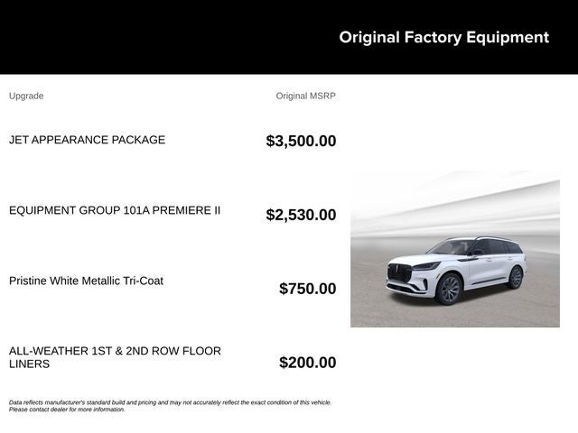2026 Lincoln Aviator Premiere Premium