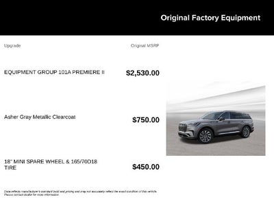2027 Lincoln Aviator Premiere Premium