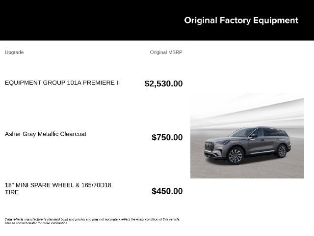 2027 Lincoln Aviator Premiere Premium