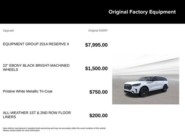 2026 Lincoln Aviator Reserve Premium