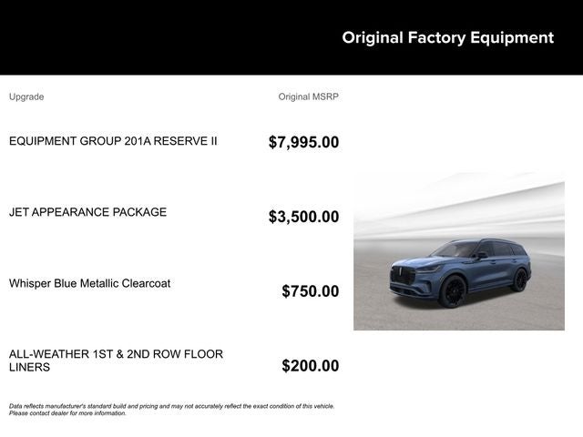2026 Lincoln Aviator Reserve