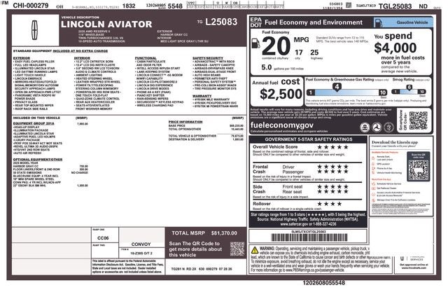 2026 Lincoln Aviator Reserve Premium