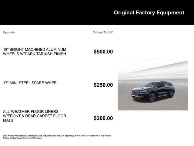 2026 Lincoln Corsair Premiere