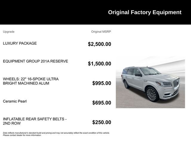 2020 Lincoln Navigator Reserve