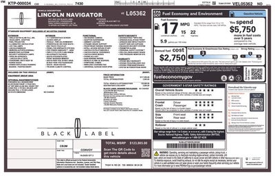 2027 Lincoln Navigator Black Label IN-TRANSIT