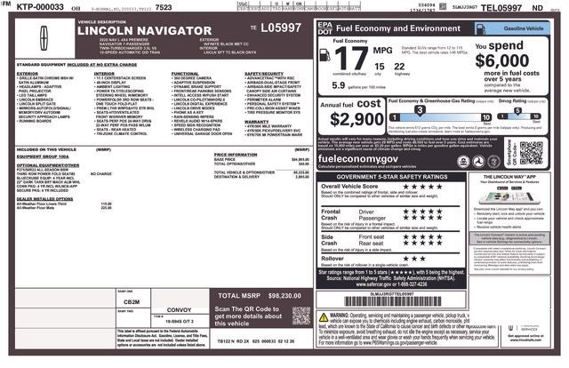 2026 Lincoln Navigator L Premiere IN-TRANSIT