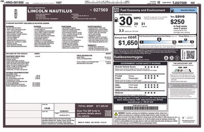 2026 Lincoln Nautilus Reserve