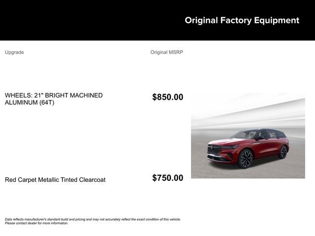 2026 Lincoln Nautilus Reserve IN-TRANSIT