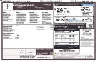 2026 Lincoln Nautilus Reserve IN-TRANSIT