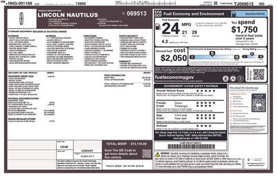 2026 Lincoln Nautilus Reserve IN-TRANSIT