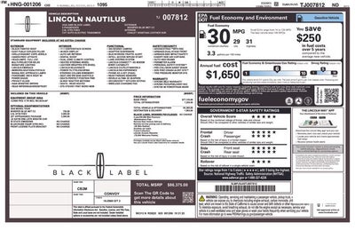 2026 Lincoln Nautilus Black Label