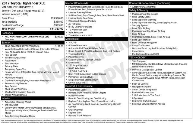 2017 Toyota Highlander XLE