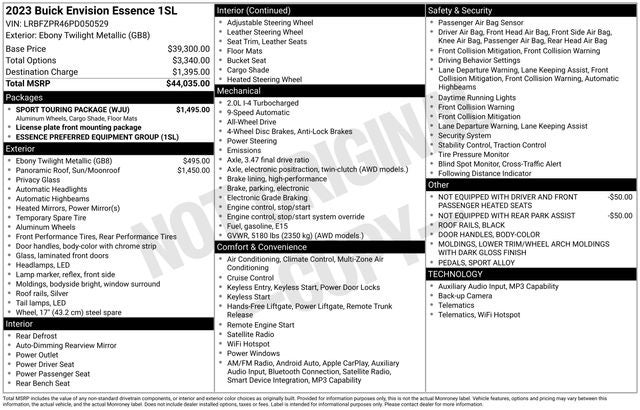 2023 Buick Envision Essence