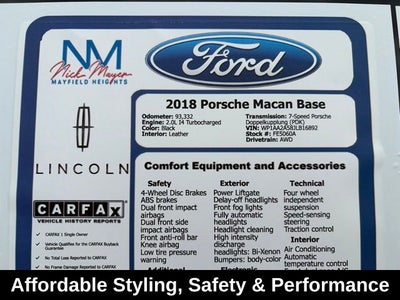 2018 Porsche Macan Base
