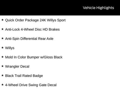 2020 Jeep Wrangler Unlimited Willys