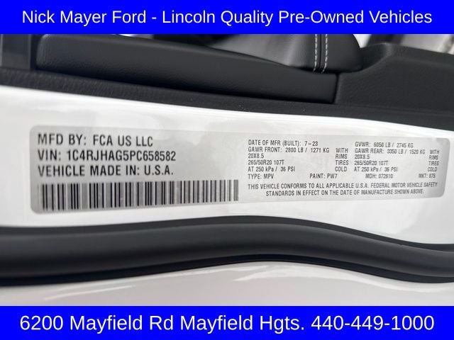 2023 Jeep Grand Cherokee Altitude