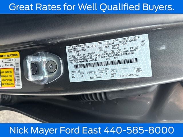 2025 Ford Escape Active