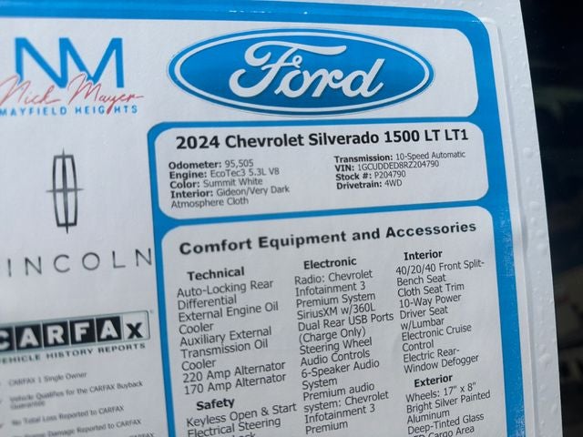 2024 Chevrolet Silverado 1500 LT LT1