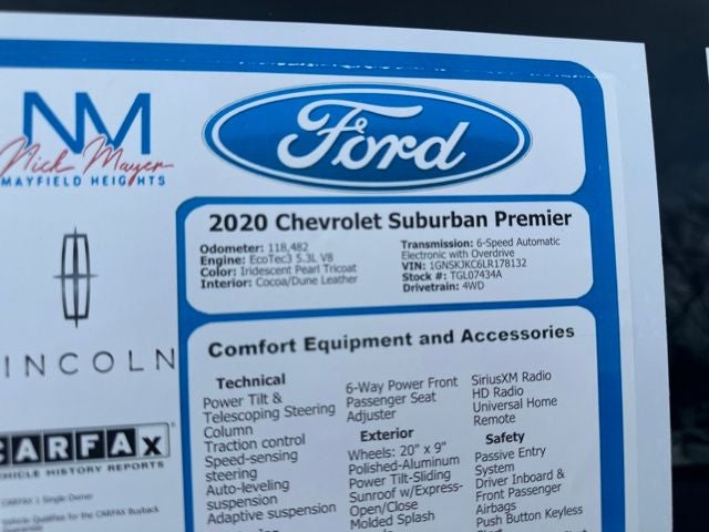 2020 Chevrolet Suburban Premier