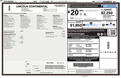 2017 Lincoln Continental Select
