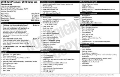 2024 RAM ProMaster 2500 High Roof