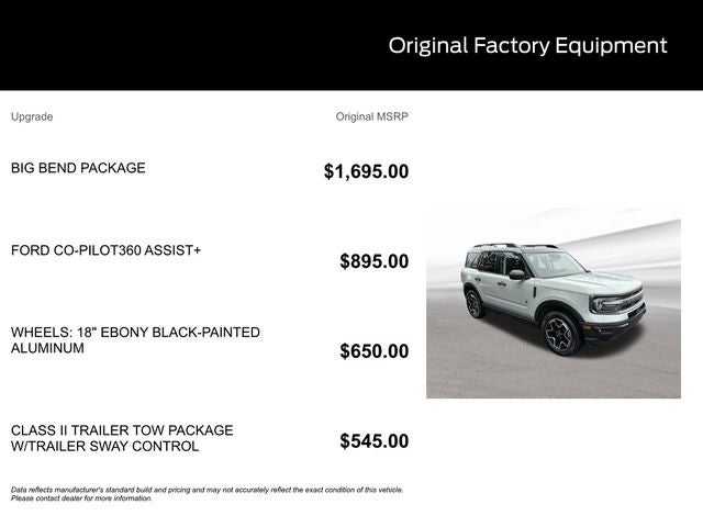 2021 Ford Bronco Sport Big Bend