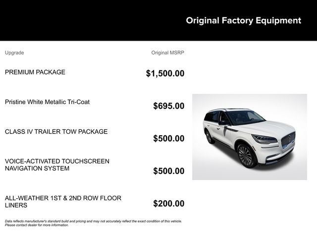 2022 Lincoln Aviator Standard
