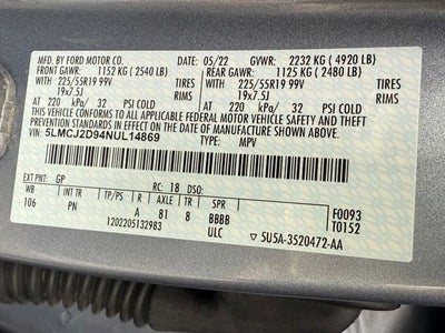 2022 Lincoln Corsair Reserve