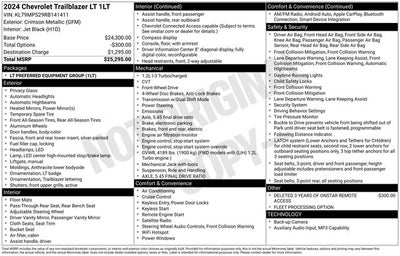 2024 Chevrolet TrailBlazer LT