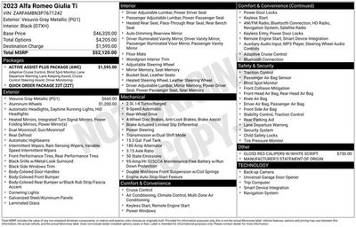 2023 Alfa Romeo Giulia Veloce