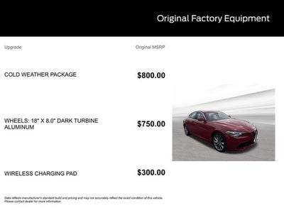 2021 Alfa Romeo Giulia Base