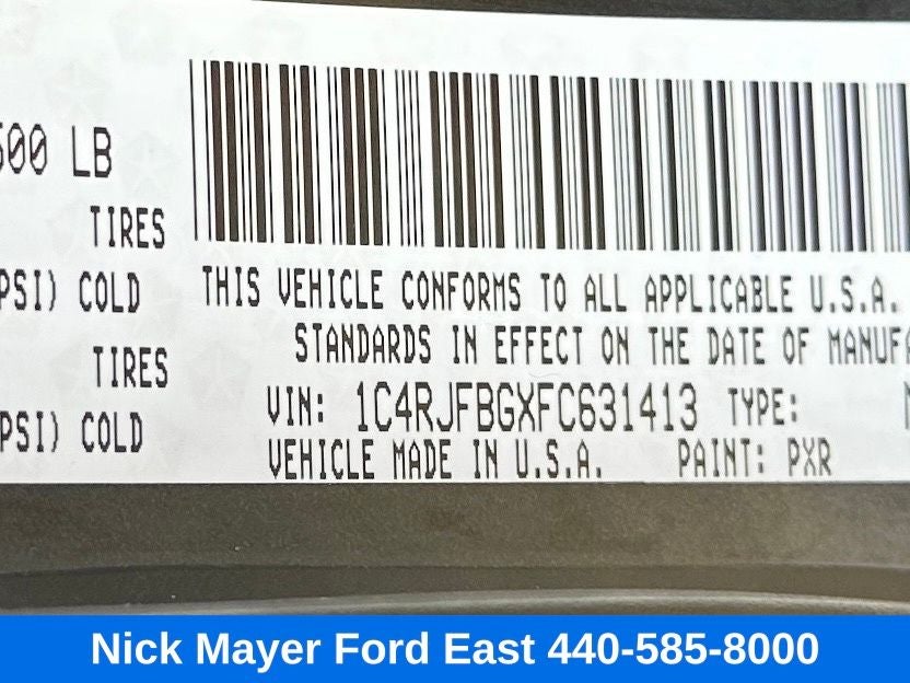 2015 Jeep Grand Cherokee Limited