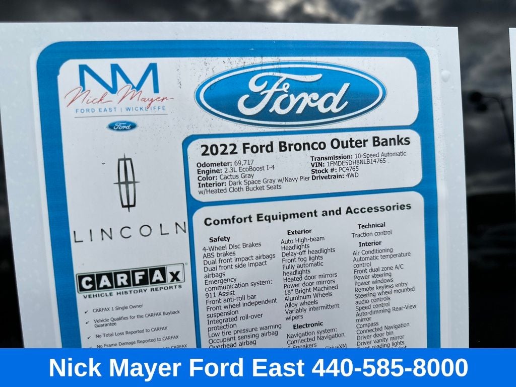 2022 Ford Bronco Outer Banks