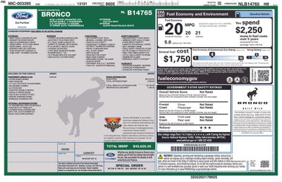 2022 Ford Bronco Outer Banks